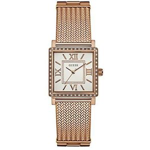 Guess Unisex Volwassenen datum klassiek kwarts horloge met roestvrij stalen armband W0826L3