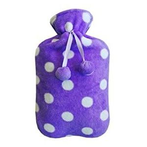 OIFAODAO, Warmwaterflessen Wasbaar Afneembaar Grote Beschermende Warmwaterkruik Beschermhoes Heetwaterzakhoes Coral Fleece Heetwaterzak,Warmwaterkruik