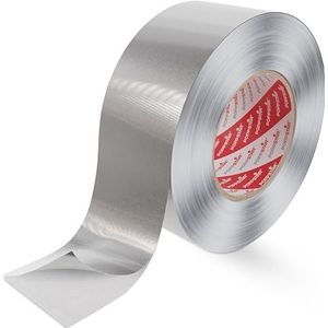 Poppstar Aluminium Tape Hittebestendig (50m x 48 mm) voor Isolatie & als Vochtbescherming voor Vaatwasser, Werkblad, Dakgoten