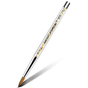 Aokitec Kolinsky acryl nagelborstel #16 ovale nerts borstel hoofd acryl borstel professionele nagel tool