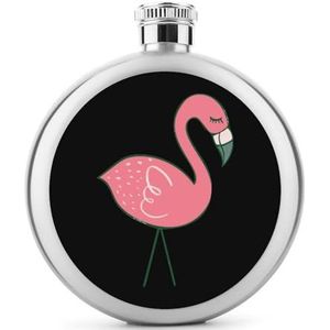Roze Flamingo Heupfles 5oz Lekvrije Drank Fles Roestvrij Staal Wijnfles voor Bruiloft Party Geschenken