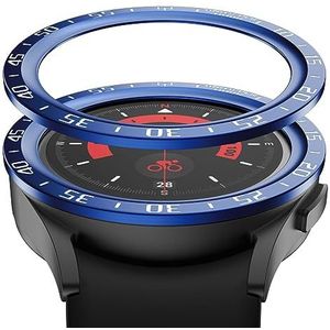 GIOPUEY Bezel Ring Compatibel met Samsung Galaxy Watch 5 Pro, Bezel Styling Ring beschermhoes, aluminiumlegering metalen beschermende horloge ring - A-blauw