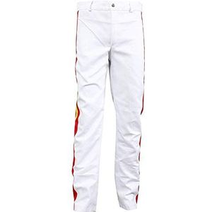 EU Fashions - Freddie Mercury - Kostuum - Geel Jasje - Witte Faux Broek