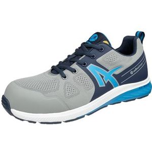 ALBATROS Vortex Impulse Low S1PS ESD FO HRO SR Veiligheidsschoenen, uniseks, antislip, metaalvrij, veganistisch, glasvezelkap, werkschoenen, grijs/blauw, 41 EU