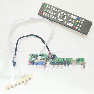 Voor B116XW03 V0 V1 V2 T.V53 display controller drive kaart WLED LVDS 40Pin laptop panel HDMI VGA USB AV RF 1366* 768 11.6 inch DIY kit (B116XW03 V0)