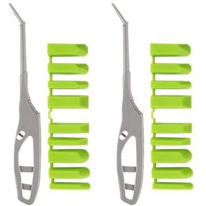 Fcuajdkq Set van 2 gereedschappen voor het afdichten, naaigereedschapsset, herbruikbare plamuurmassa-applicatorgereedschap voor keuken, badkamer, voegen