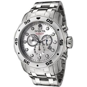 Invicta 71 Scuba Chrono horloge zilver