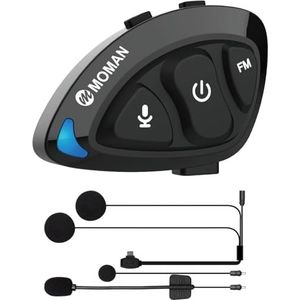 Moman RS-S - Motorhoofdtelefoon - Draadloze Motorfiets - HiFi Geluid - Ruisonderdrukking