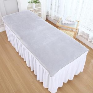 Grey/a(n),200x100cm,LDLCYCN Massage Beddengoed Microfiber Beauty Beddeksel Spa Massage Tafel Gezicht Handdoek Voor Salon Spa Therapeut Badlaken Handdoek Massage Beddeksel Machine Wasbaar