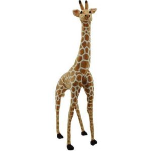 Sweety Toys 10585 XL Giraffe staand 108 cm, pluche giraf om te spelen, giraf voor de kinderkamer, decoratieve raffe van superzacht pluche