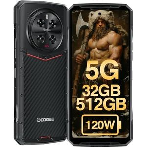 DOOGEE DK10 - Mobiele Telefoon - 5G - 32 GB + 512 GB - 6,67 inch FHD+ - Viervoudige Camera 64 + 50 MP