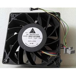 For Overclocking Fan - High Airflow 170.92 m³/h, Quiet Double Ball Bearing Design FFC1212DE 12CM DC12V 3.0A LMNCBVYA