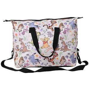 Disney Tote Duffeltas Mickey Mouse Friends All Over Print Weekender Travel, Winnie de Poeh Vrienden