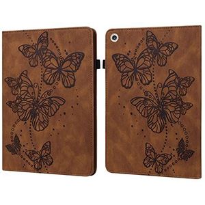 Tablet PC-hoes Compatibel met Lenovo M10 TB-X505L/TB-X505F/TB-X605L/TB-X605F P10 (TB-X705F TB-X705L) Slanke opvouwbare standaard Folio-tablethoes, verstelbare bevestigingsriem Kaartsleuf Schokbestendi