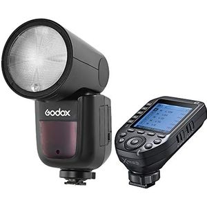 Godox V1S Camera Flash ronde kop Speedlight Wireless 2.4G Fresnel Zoom voor Sony a7RII a7R a58 a99 ILCE6000L a7RIII a7R3 a9 a77II a77 a350 + Godox XPROII-S Flash Trigger Transmitter TTL Autoflash