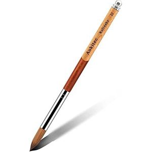 Aokitec Kolinsky acryl nagelborstel #22 ovale nerts borstel hoofd acryl borstel professionele nagel tool