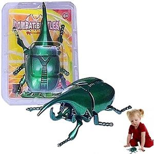 Clockwork Toy - Wind Up Insect Figures,4.5"" Beetle Figurine, Realistic Beetles Figure Models, Animal Collection Learning Toys Kids Gift