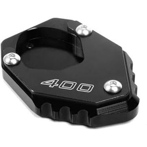 Motorfiets Standaard Zijstandaard Uitbreiding Vergroter Pad Voor KAWASAKI Voor NINJA400 Z400 2018-2025(Zwart)