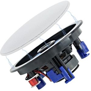 Tweeter auto Tweeters voor auto 4 inch inbouw 2-weg full-range stereo inbouw plafond Bluetooth-luidsprekers voor vochtige binnen- en buitentemperaturen(HCS418BT-UK)