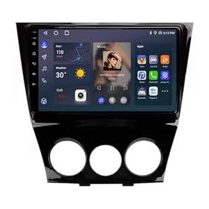Android 12 Auto Stereo MP5 Player 9'' Screen Autoradio Voor Mazda RX-8 2003-2008 Car-play Android Auto GPS-navigatie Bluetooth RDS FM AM DAB+ Radio Stuurbediening Voice Control(4 Core 1G+16G)