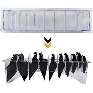 Clipperhouder, Limit Comb-opbergdoos Haartrimmer Positionering Caliper Comb Organizer Case, Clipper Guard Box voor Hair Clipper Limit Comb Guide Attachment (02)