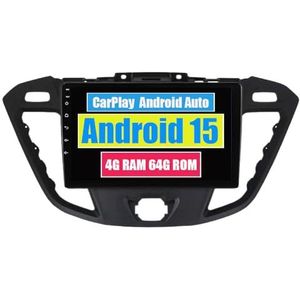 RoverOne Auto Stereo CarPlay Hoofd Unit voor Ford Transit Custom 1 I Tourneo 2012-2021 Android Auto Touchscreen Sat Navi Bluetooth WiFi Radio Speler