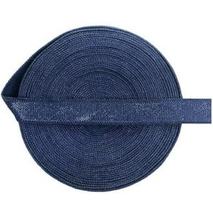 Glanzende niet-vouwbare elastische 3/8"" 10mm spandex satijnen band bh-band lingerie ondergoed naaien rand 50 100 yard door spoel-navy-10mm-100 yards