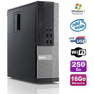 Dell PC Optiplex 990 SFF Intel G630 2,7 GHz 16 GB harde schijf 250 GB DVD WiFi W7 (gereviseerd)