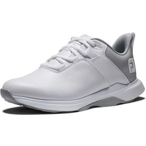 FootJoy Prolite golfschoen voor dames, wit/grijs, maat 36 EU, Wit Grijs, 5 UK Wide