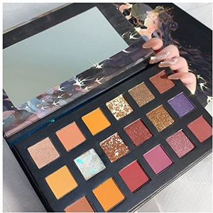 Schoonheidspalet 18-Color Matte Earth Color Oogschaduw Palet Langdurige Waterdichte Slimming Glitter Pearlescent Eye Shadow Makeup Set Professionele Oogschaduwpalet (Size : China)