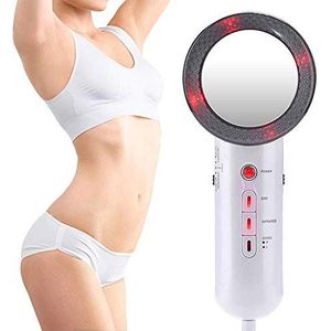 6-in-1 ultrasone infrarood afslankmachine, cavitatiemachine, vetcellulitis verwijderingsapparaat, massageapparaat voor gezicht en lichaam, EMS LED-lichttherapie voor gewicht, vermindert