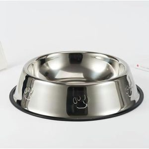 6 Size Pet Hond Kat Kommen Rvs Feeding Feeder Water Kom Voor Pet Hond Katten Puppy Outdoor Voedsel Schotel XS/S/M/L/XL/XXL