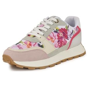 Nine West Dames Kalah sneakers, Pink Tea Party Floral Multi 660, 36 EU, Pink Tea Party Floral Multi 660, 36 EU