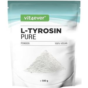 L-Tyrosine - 300 g zuiver poeder - geen additieven - Laboratorium getest - 200 porties - 100% Tyrosine aminozuur - Veganistisch - Premium kwaliteit
