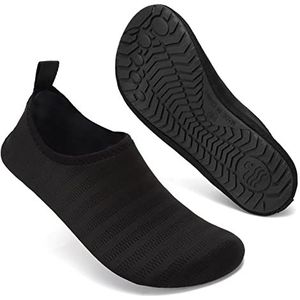 Mabove Badschoenen, waterschoenen, zwemschoenen, dames en heren, strandschoenen, aquaschoenen, blotevoetenschoenen, badsokken, surfschoenen, A Zwart Lxy, 48/49 EU