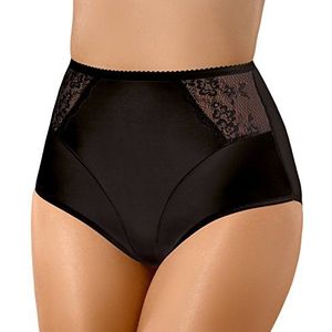 Buikweg ondergoed voor dames, korsetslip met buik-weg-effect, shapewear, sterk vormend korsetbroek, slip, bruiloftslingerie, grote maten, zwart, M