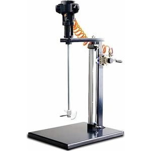 Luchtaangedreven industriële verfmixer met hefplatform, coatingmixer van roestvrij staal voor efficiënt roeren in de fabriek