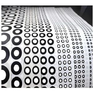 Handheld 3D-scanner Markeerpunten Referentiepuntmarkeringen for 3D-scannen en optische tracking Voor snelle identificatie(Matte out 15 in 10(2500))