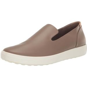ECCO Women's Soft 7 Slip ON Sneaker, Taupe/Powder, 11-11.5