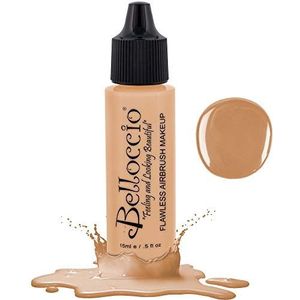 Belloccio's Professional Cosmetic Airbrush Make-up Foundation 1/2oz Fles: Buff- Light met Golden Undertones by Belloccio
