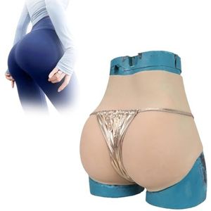 Adima Draagbaar Siliconen Vagina Slipje Realistisch Nep Poesje Ondergoed voor Man Naar Vrouw Crossdresser,Brown(basics)