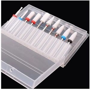 Mozulon 10 stuks keramische 3/32 nagelboortjes, professioneel, for kristalnagelverlenging(SET28-H3)