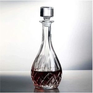 Decanters,Decanter Set,Decanter en glazen set, Karafset Wijnkaraf Wijnkelder Transparant kristal Glazen fles Bewaarfles Klassieke rode wijn 900 ml