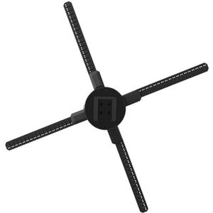 52CM 3D Hologram Fan 576Pcs LED Holografische Reclame Logo Lamp Display Wifi 3D Blote Oog Fan for Bedrijven, Bar, Halloween Hoge definitie