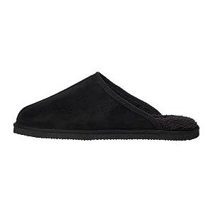 Jack & Jones Heren Jack & Jones Dudely Microvezel Slipper Sandaal Boot Schoen, Antraciet, 44 EU