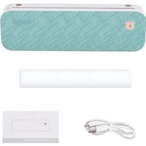 A4-papierprinter Directe Thermische Overdracht Draadloze Printer Mini Mobiele Fotoprinter Ondersteuning A4/2''/3''/4'' Papierbreedte Helder Afdrukken(Blue)