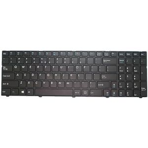 E7416 MD99312 MD99371 Laptoptoetsenbord voor Medion voor AKOYA MD99460 MD99554 MD99585 MD99640 Zwart met frame Frankrijk/Duits/VK(United States US)