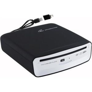 Extern dvd-station, USB 3.0 high-speed draagbare optische slanke CD/DVD-branderspeler RW-drive compatibel met desktop-pc Windows XP/Vista/7/8/10, Linux, Mac os-systeem (wit)