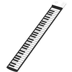 Ingebouwde Stereoluidsprekers, Handgerolde Piano, Draagbaar, Opvouwbaar Siliconen Elektronisch Toetsenbord Met 49 Toetsen Draagbaar Keyboard Piano