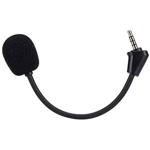 Vervangende speelmicrofoon voor HyperX Cloud II draadloze gaming-headset op PC PS4 PS5 Nintendo Switch, afneembare 3,5 mm boom-microfoon